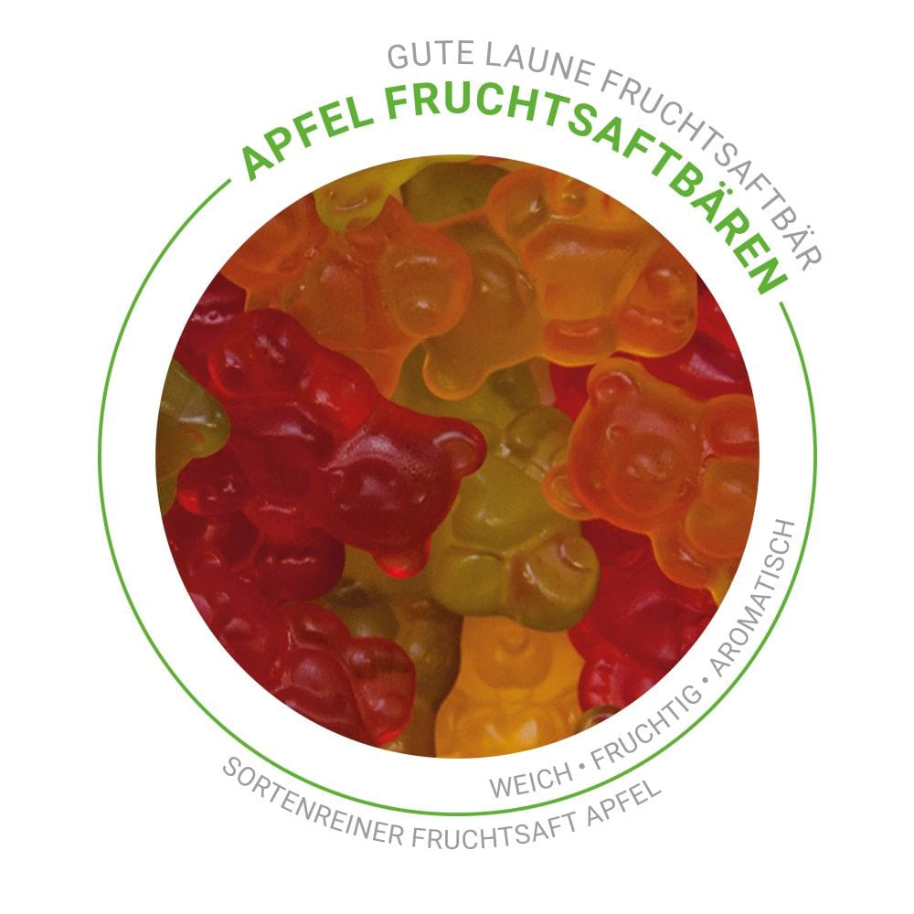 Apfel Fruchtsaftbären naschlabor