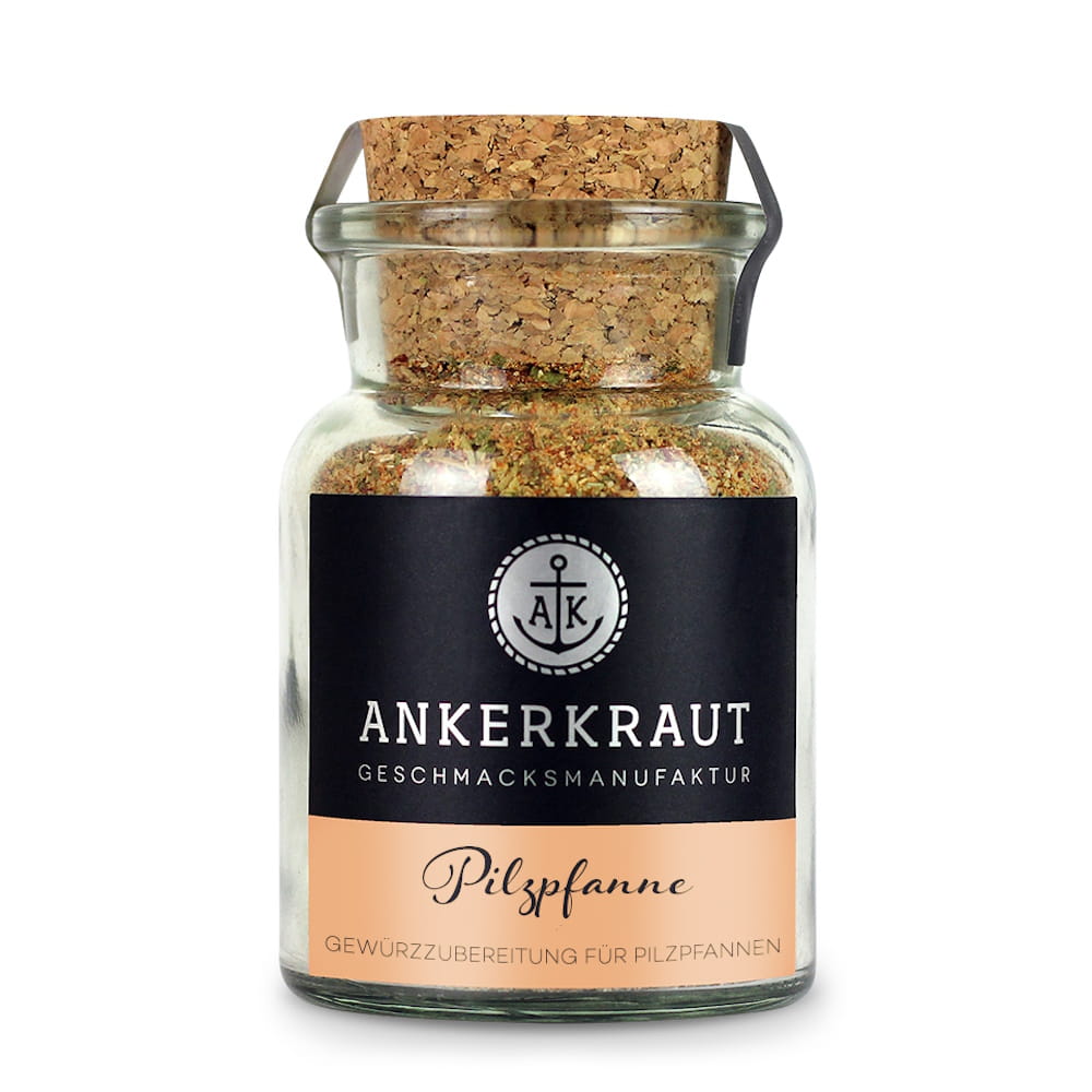 Pilzpfanne Korkenglas Ankerkraut Pilzpfanne Korkenglas