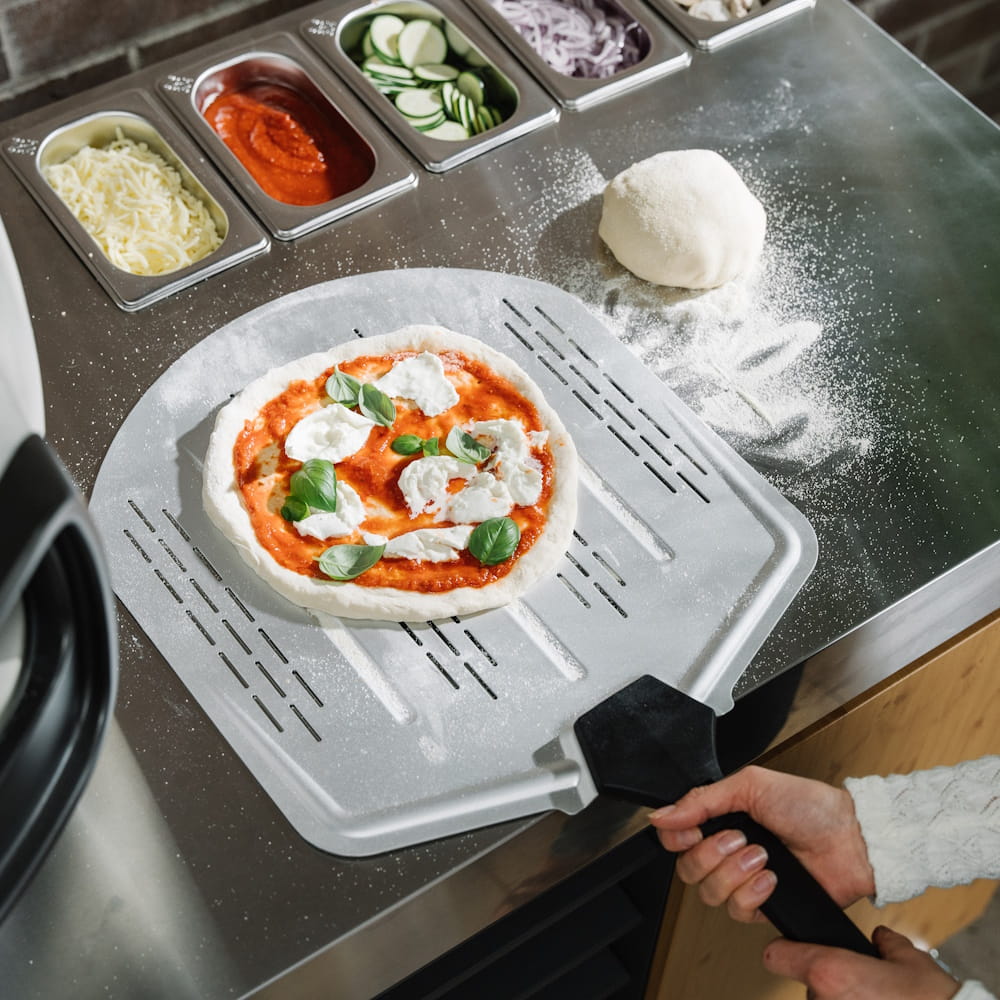 Pizza-Schieber, Aluminium 14" / 36 cm