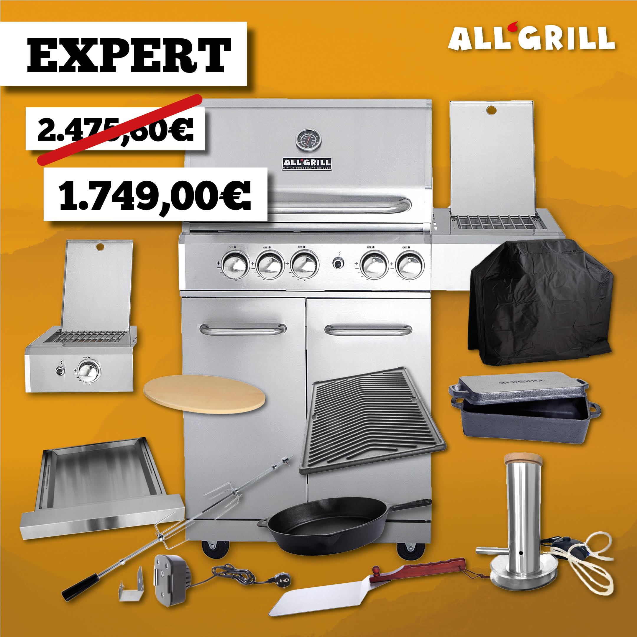ALLGRILL Allrounder M EXPERT Aktion 35 Jahre