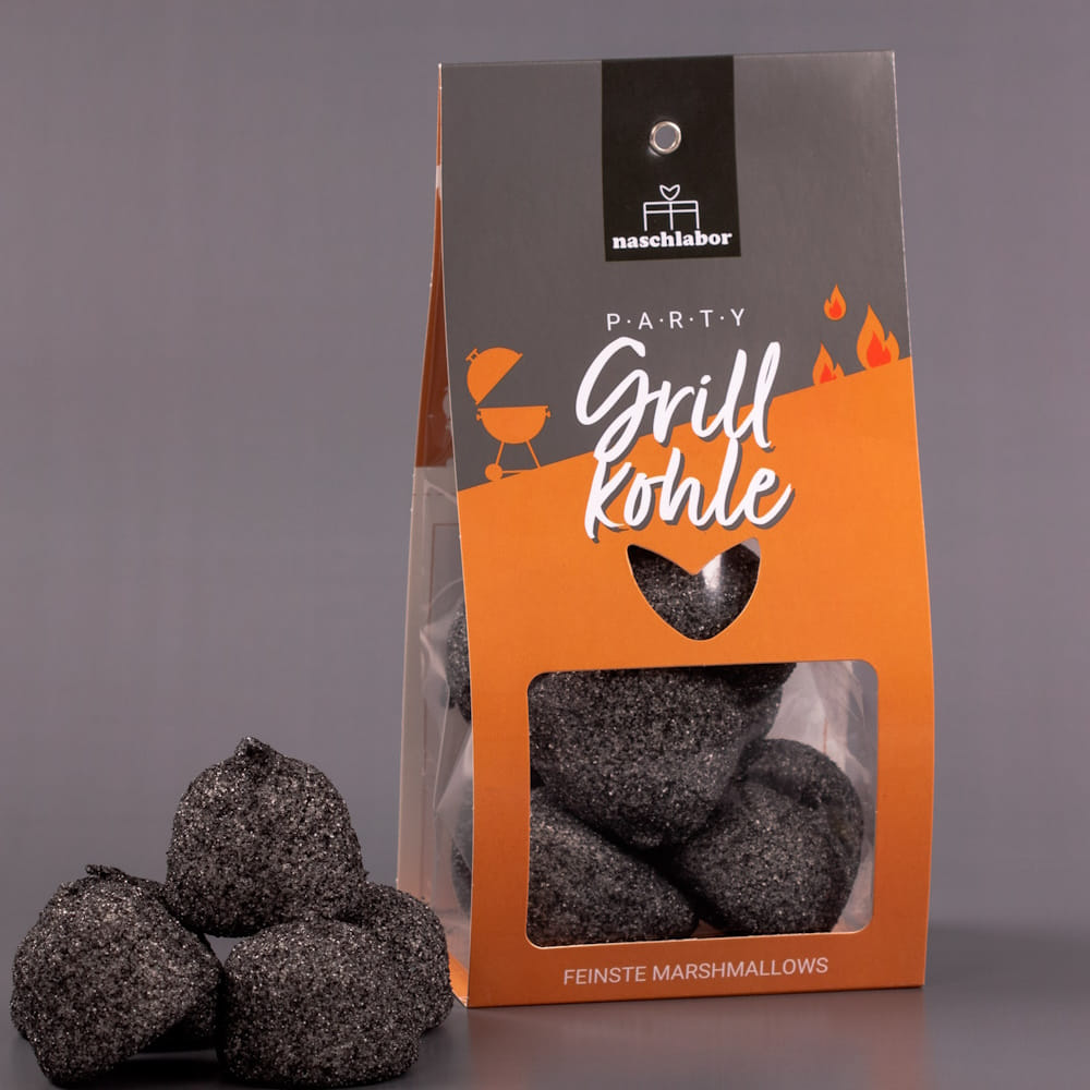 Party Grillkohle Marshmallows
