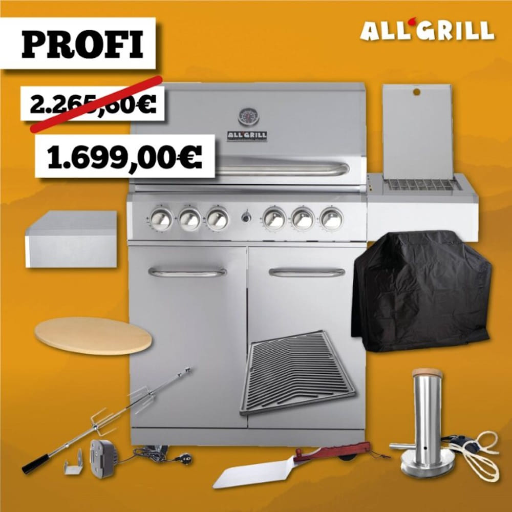 ALLGRILL Allrounder L PROFI Aktion 35 Jahre
