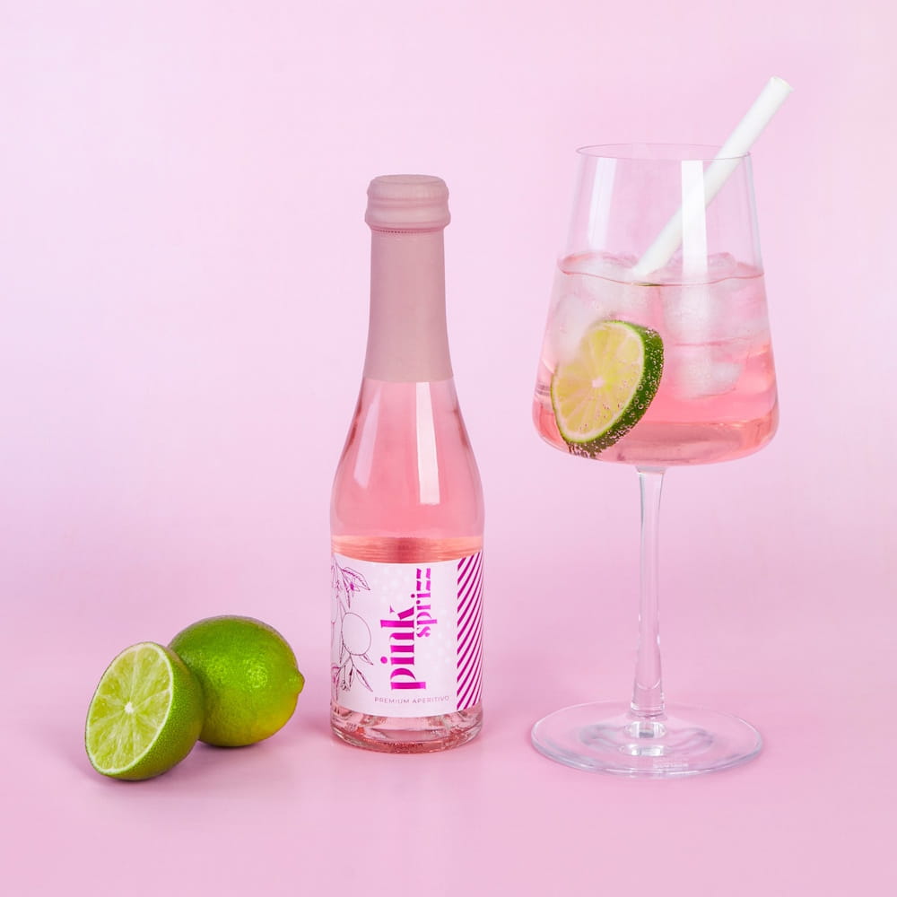 Pink Sprizz 0,2l von naschlabor Pink Sprizz Cocktail 0,2l | 8% VOL. naschlabor