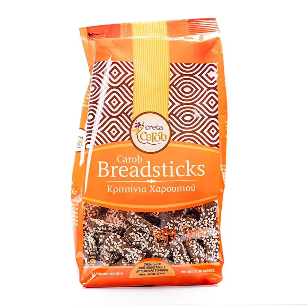 Carob Brotsticks mit Sesam 200g