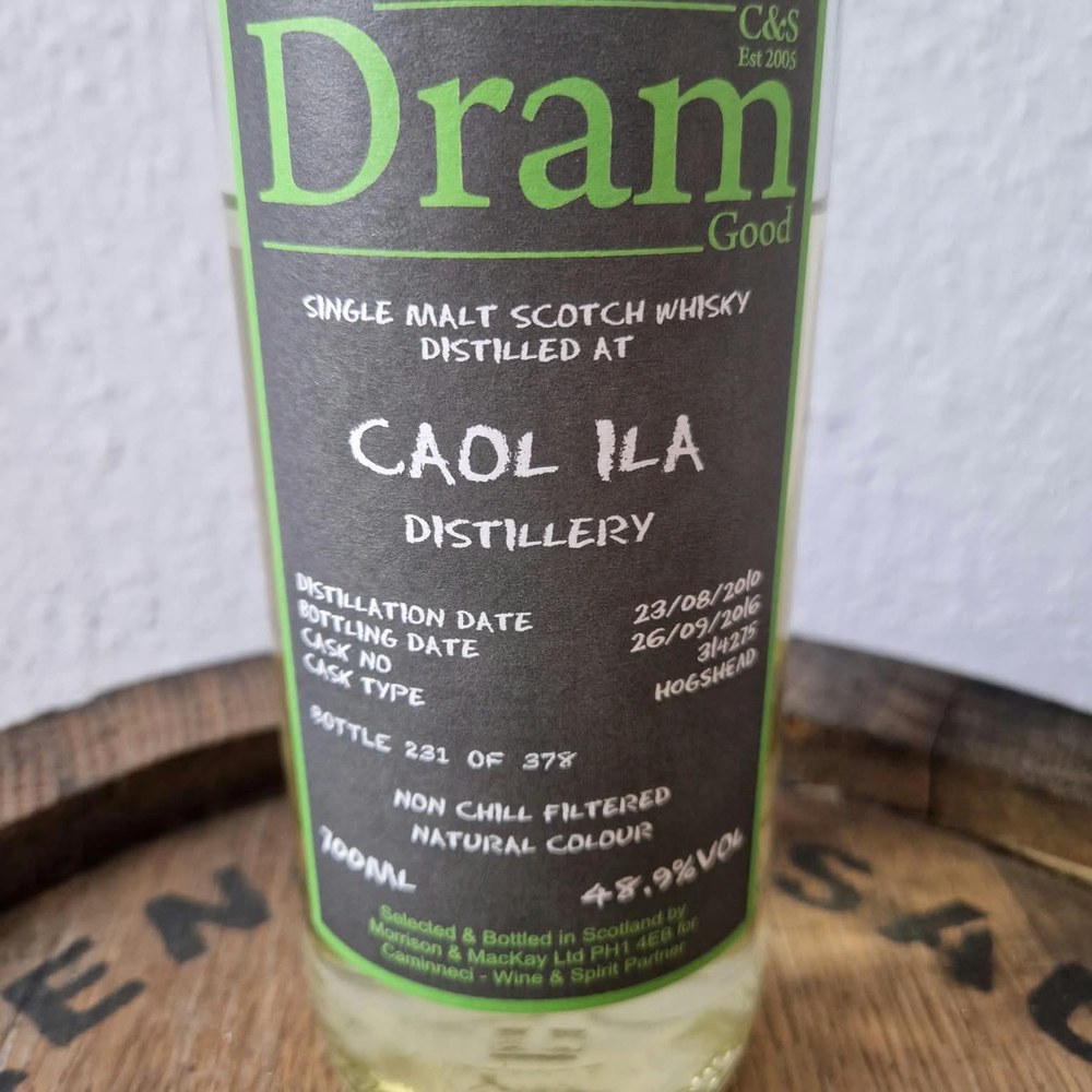 Dram Caol Ila Whisky beim Whisky Tasting mit Bernd in Castrop-Rauxel