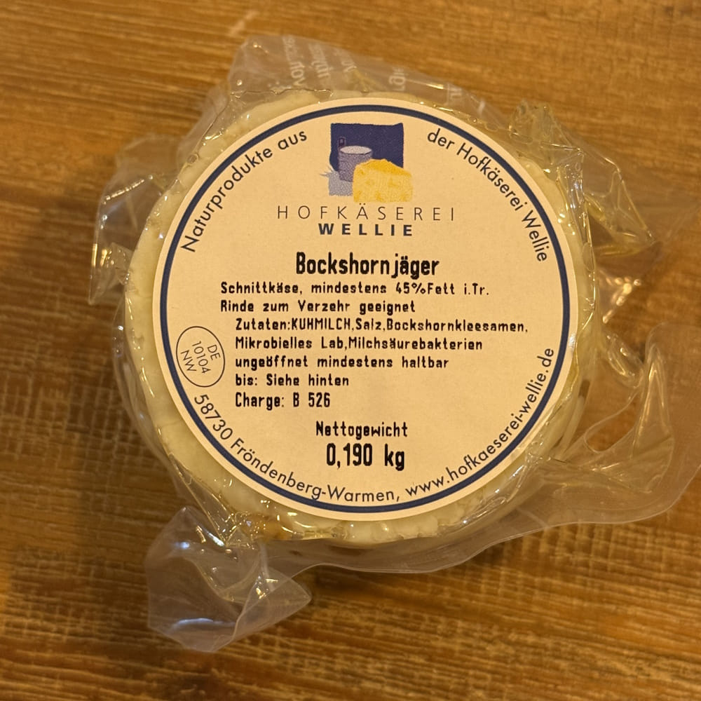 Bockshornjäger - mini Käse mit essbarer Naturrinde ca. 190g