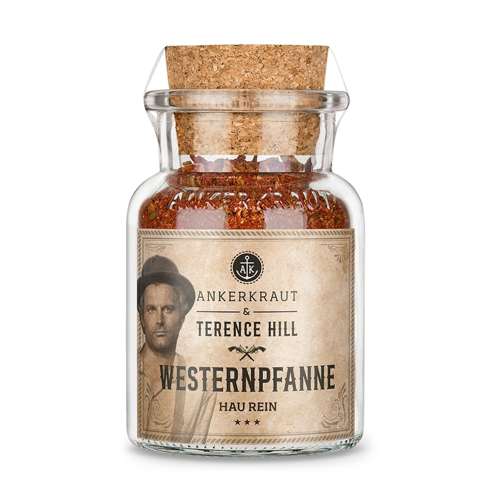 Westernpfanne Terence Hill Korkenglas Ankerkraut Westernpfanne (Terence Hill) Korkenglas