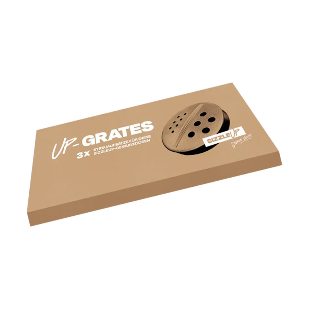 UP-Grate Gewürzdosen Streuaufsatz von den Sizzle Brothers 3er Streuaufsatz UpGrates Sizzle Brothers