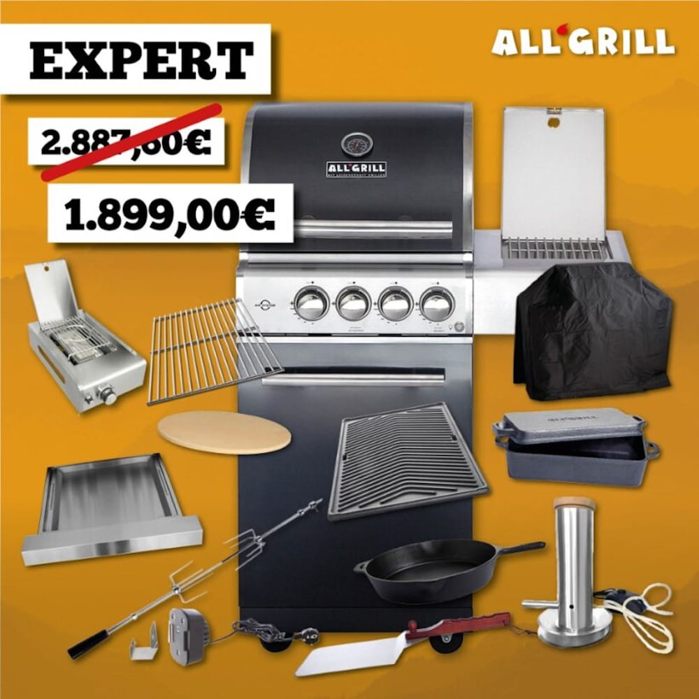 ALLGRILL Chef S Black EXPERT Aktion 35 Jahre