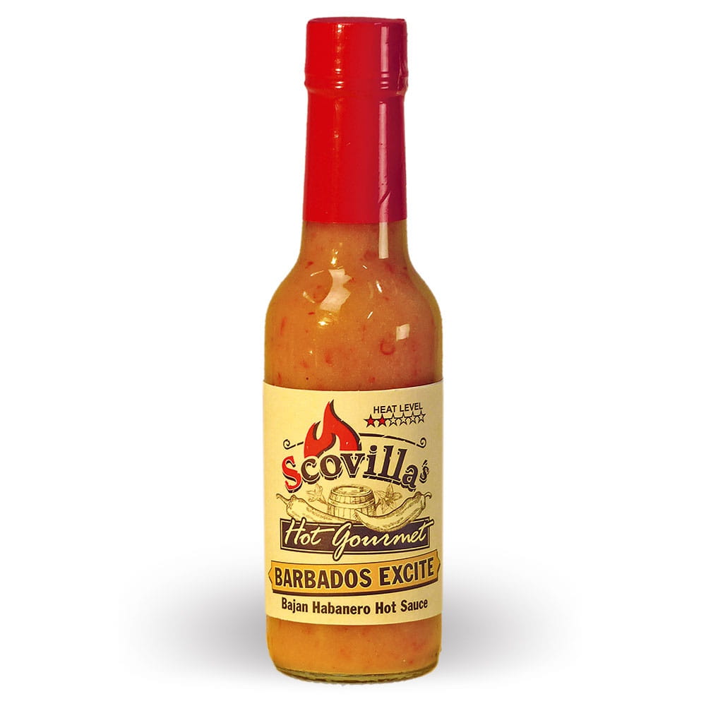 Barbados Excite Hot Gourmet Bajan Habanero Hot Sauce