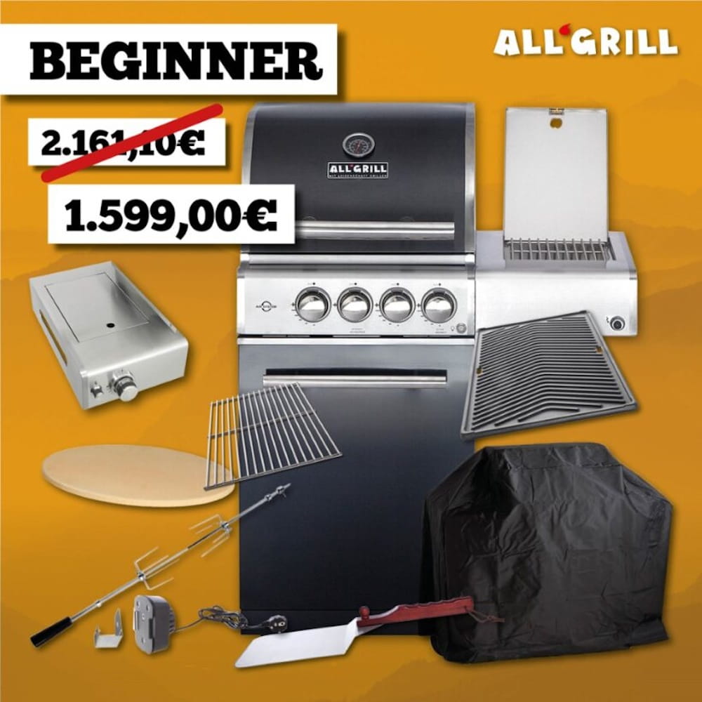 ALLGRILL Chef S Black BEGINNER Aktion 35 Jahre