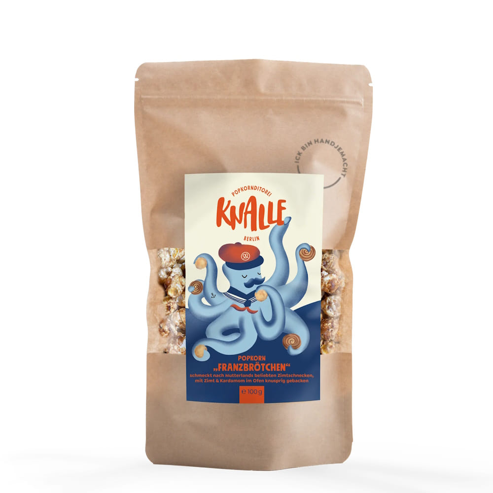 Franzbrötchen Popkorn 100g von KNALLE Franzbrötchen Popcorn 100g
