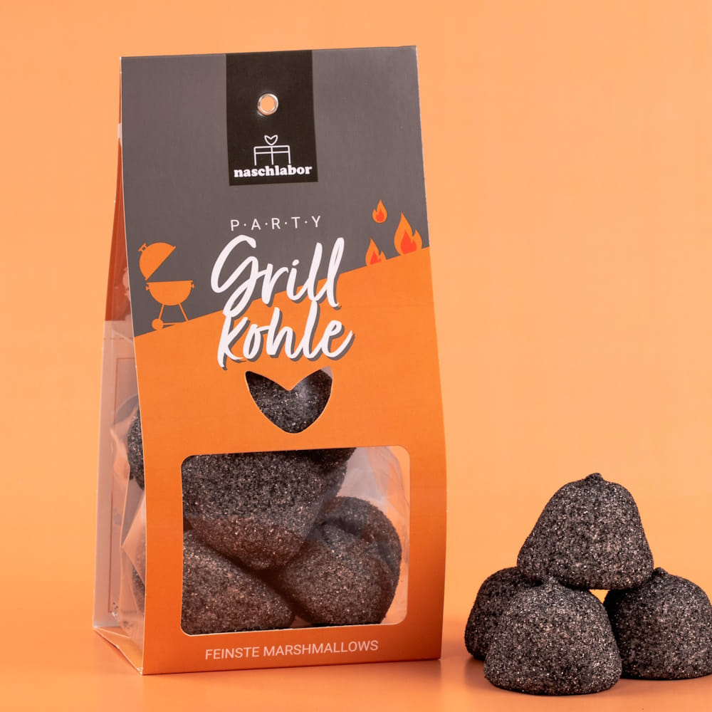 Party Grillkohle Marshmallows