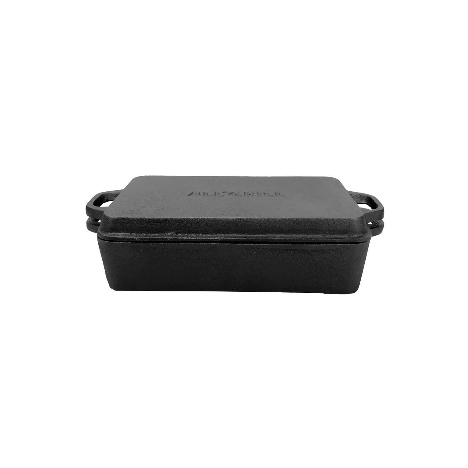 Kombi 2in1 Casserole aus Gusseisen 22x13x5 cm + Deckel 22x13x2 cm