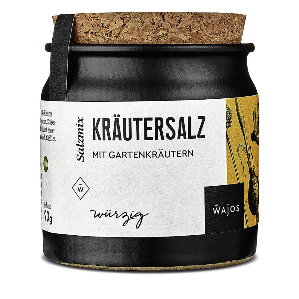 Kräutersalz mit Gartenkräutern 90g Wajos