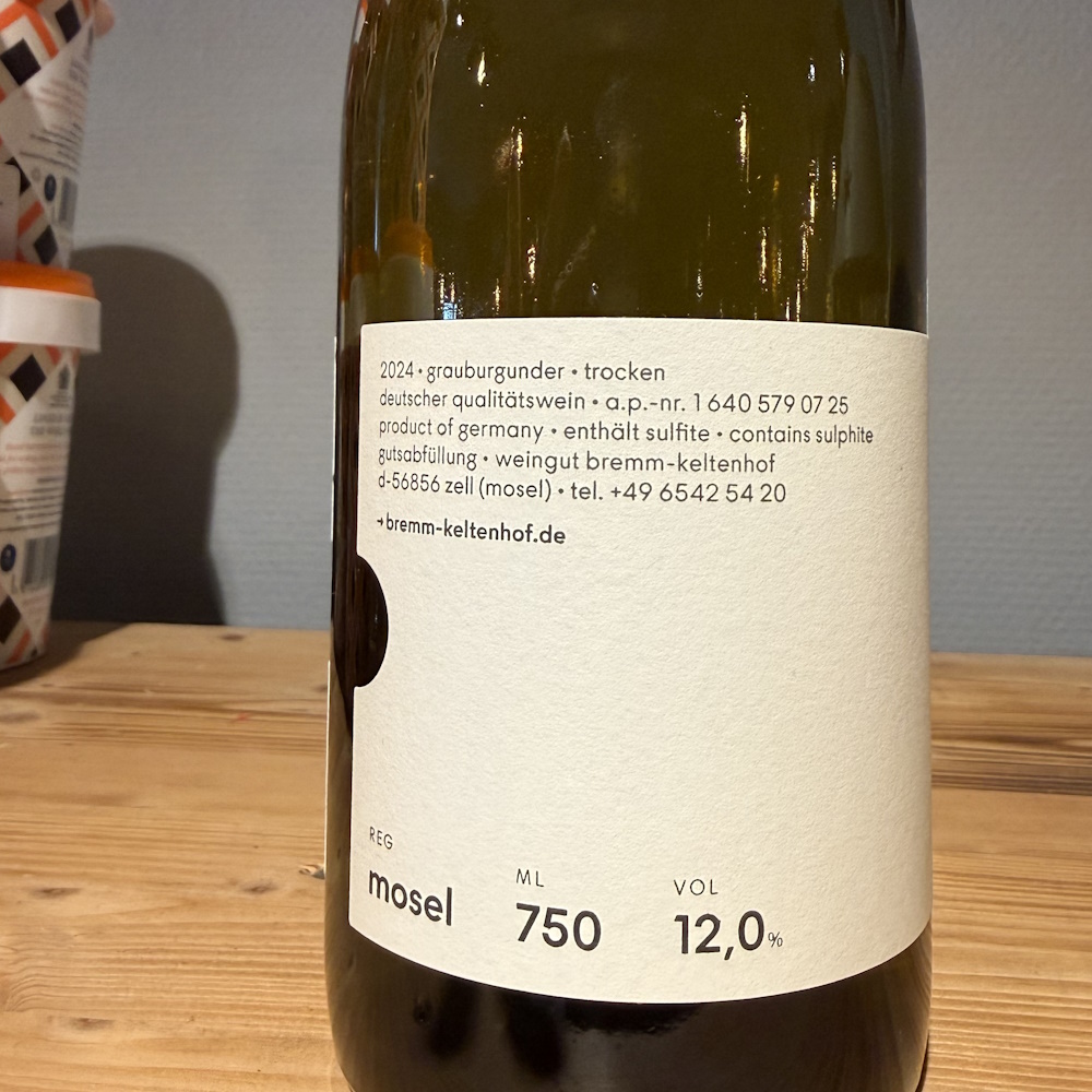 Grauburgunder trocken 0,75l