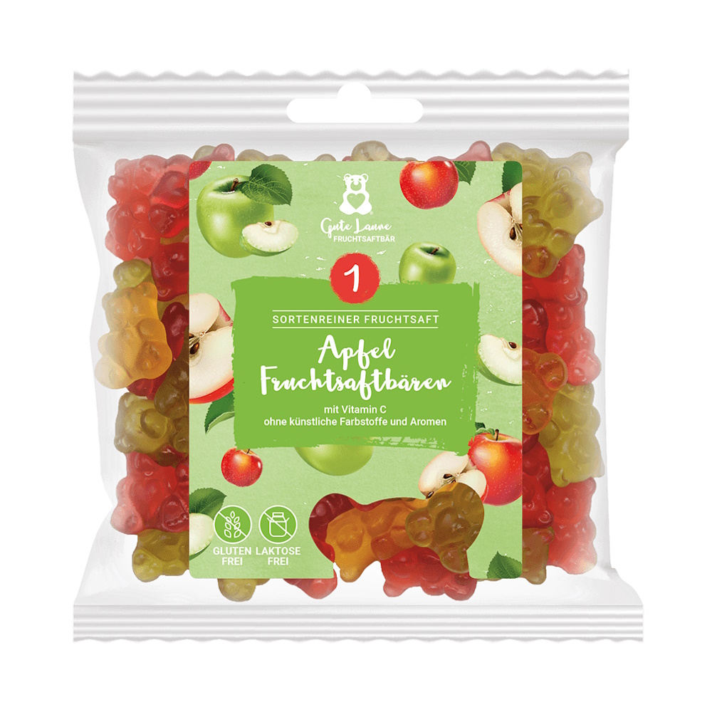 Apfel-Fruchtsaftbären von naschlabor Apfel Fruchtsaftbären naschlabor