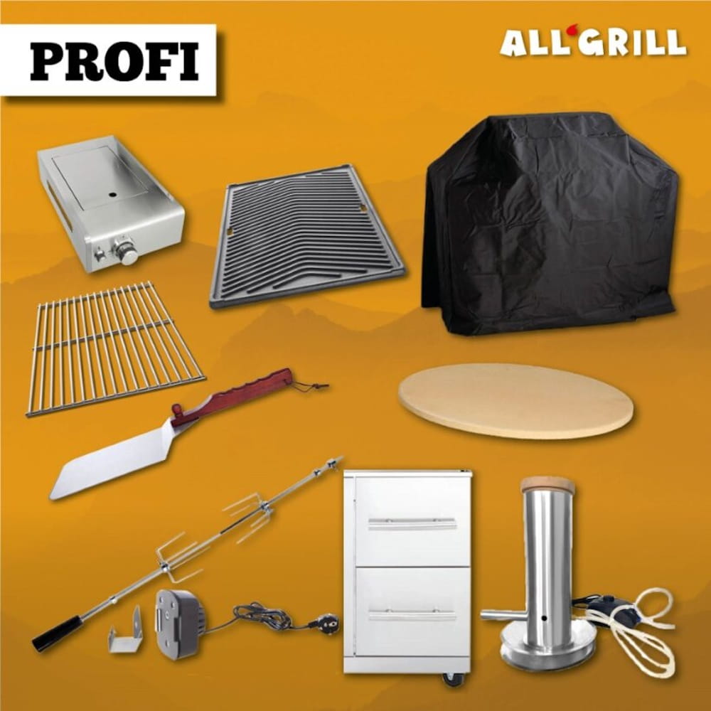 ALLGRILL Chef XL Edelstahl PROFI Aktion 35 Jahre