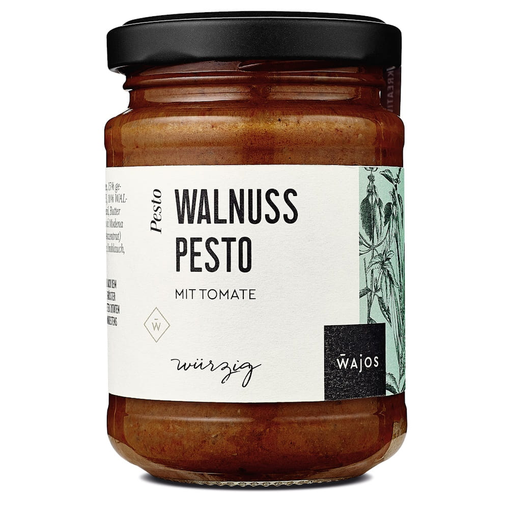Walnuss Pesto m. Tomate Wajos