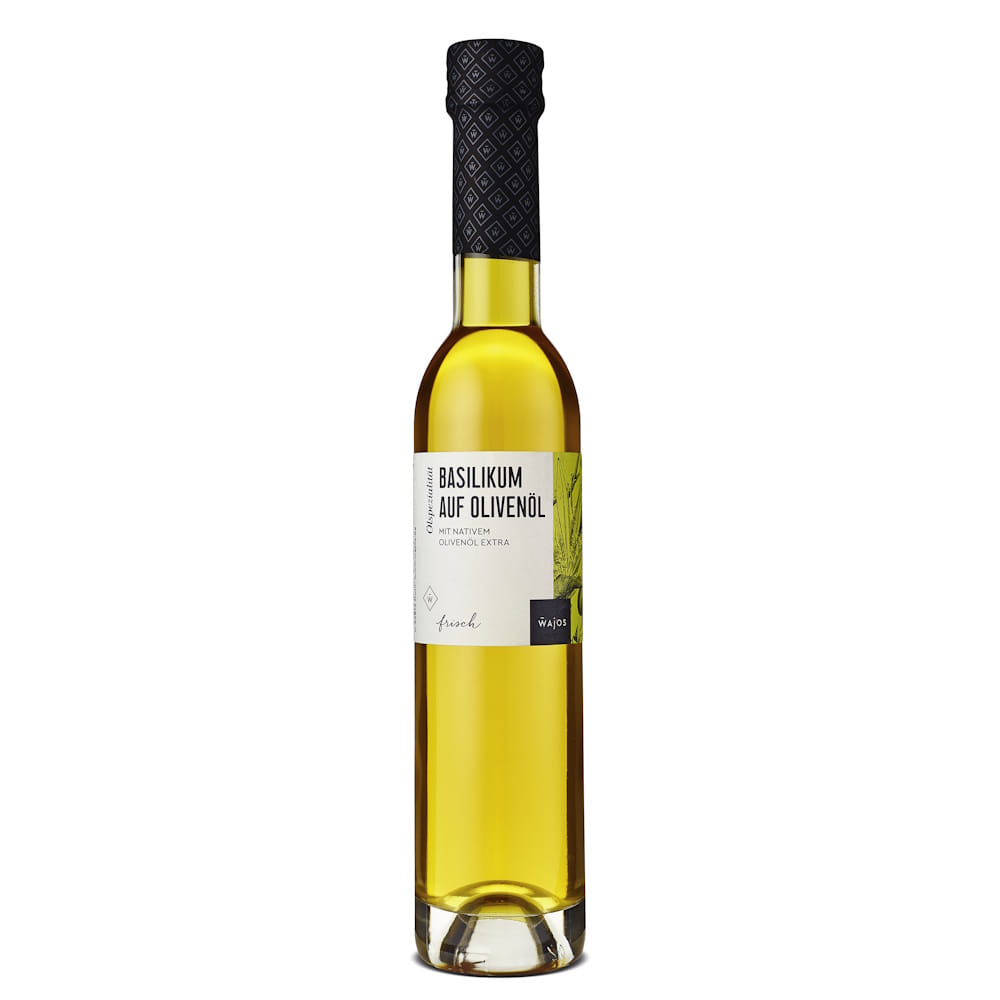 Basilikum auf Olivenöl 250ml Wajos