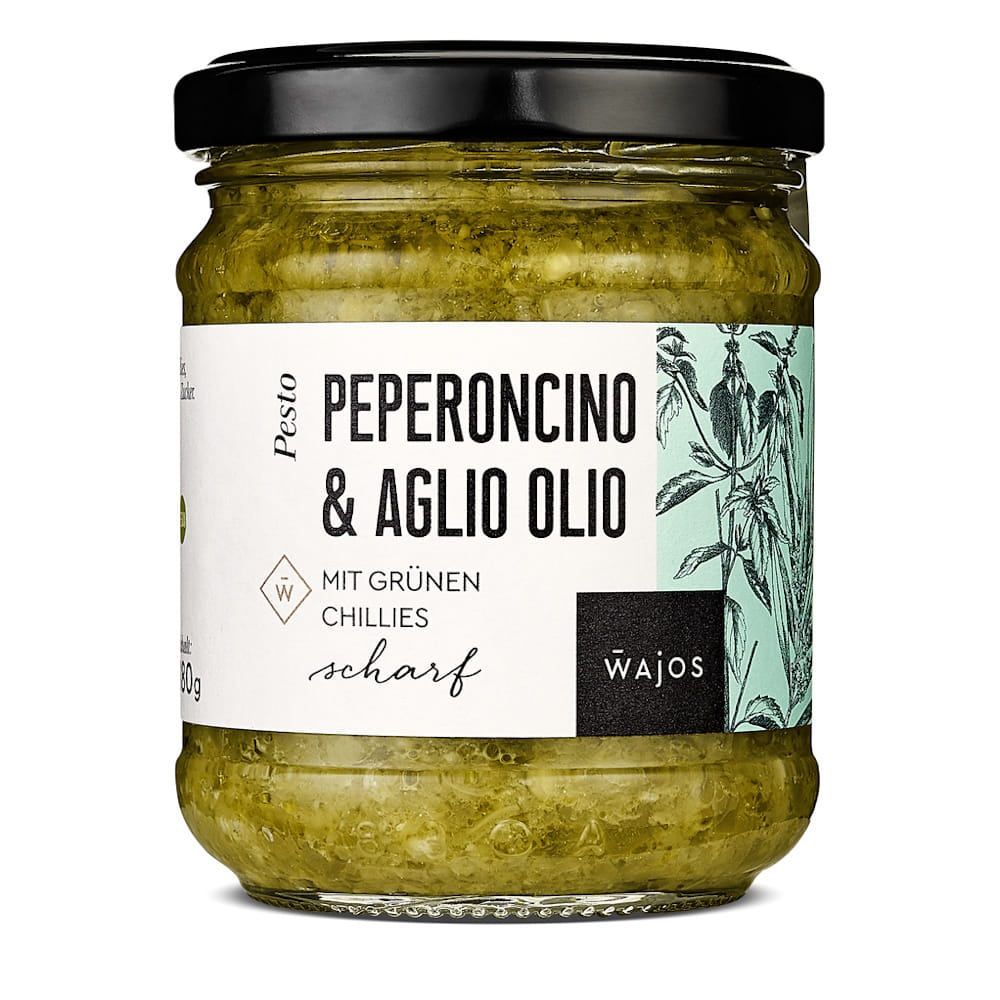 Peperoncino & Aglio Olio Pesto Wajos