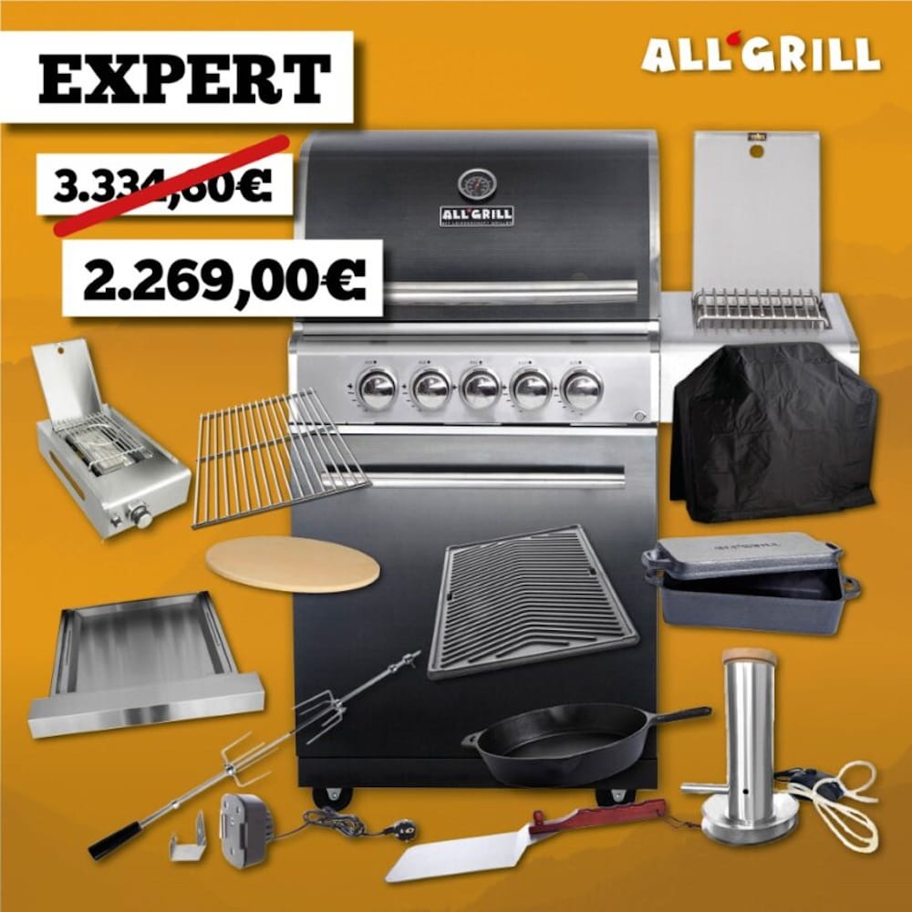 ALLGRILL Chef M Black EXPERT Aktion 35 Jahre ALLGRILL