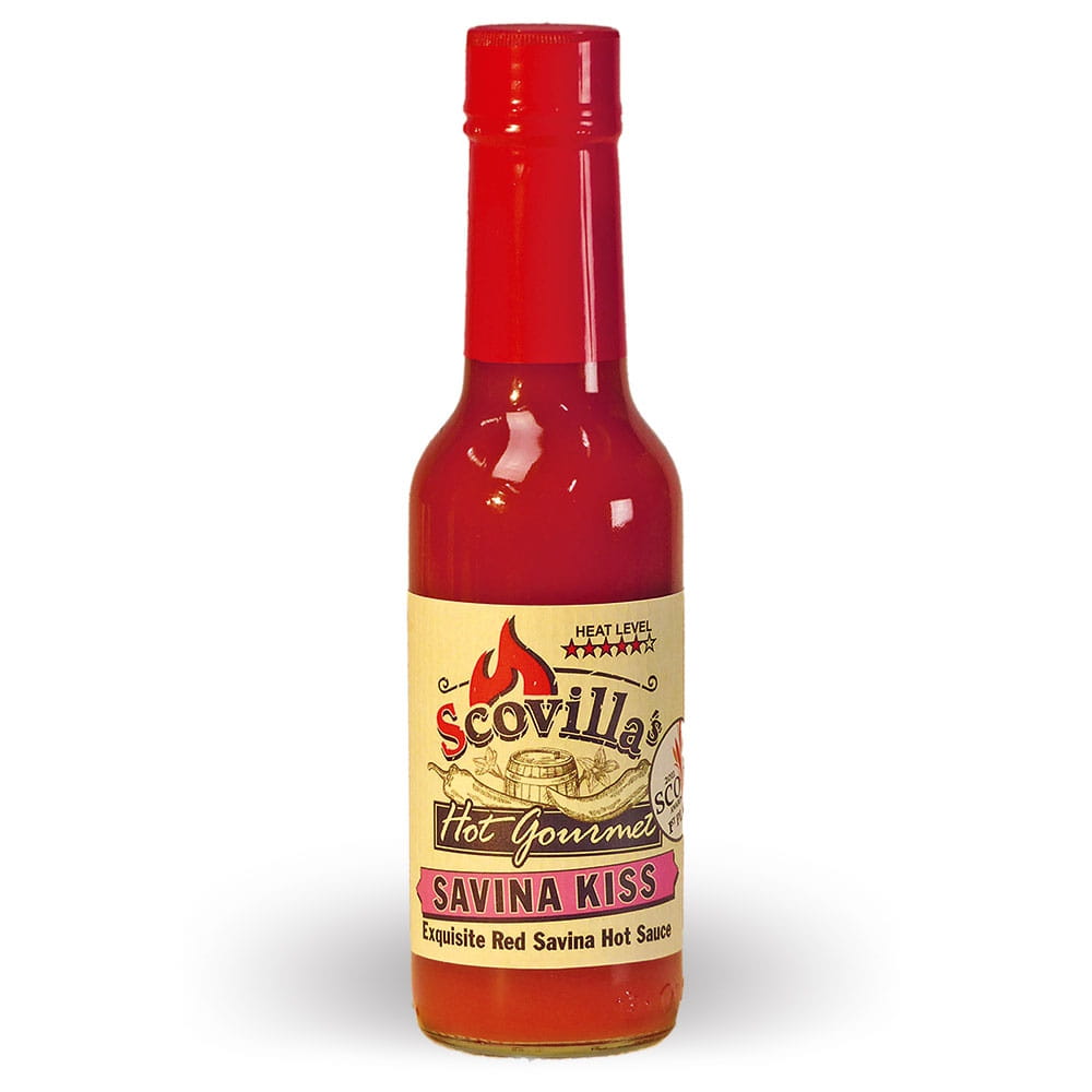 Savina Kiss Hot Gourmet Exquisite Red Savina Hot Sauce