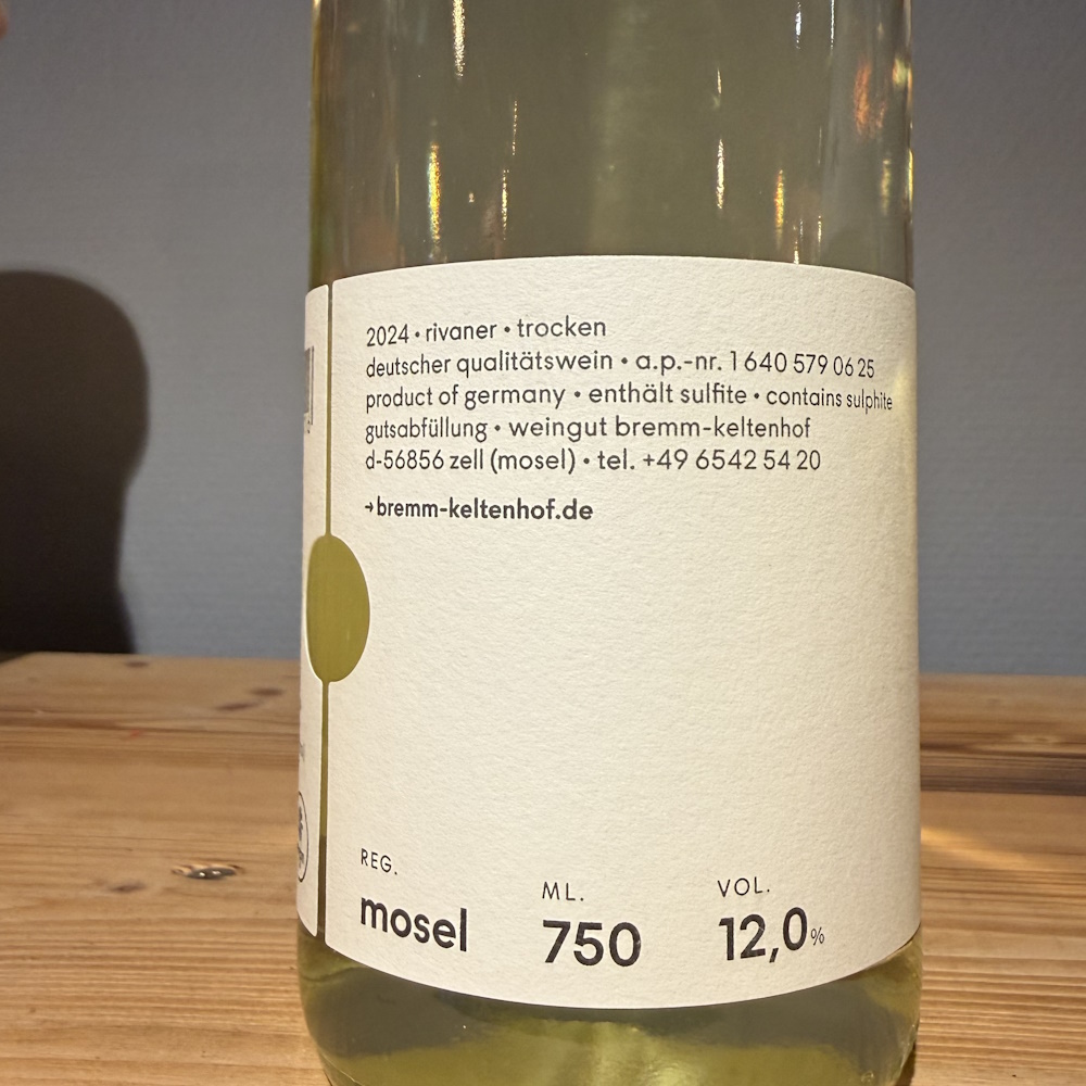 Rivaner trocken Rivaner trocken 0,75l