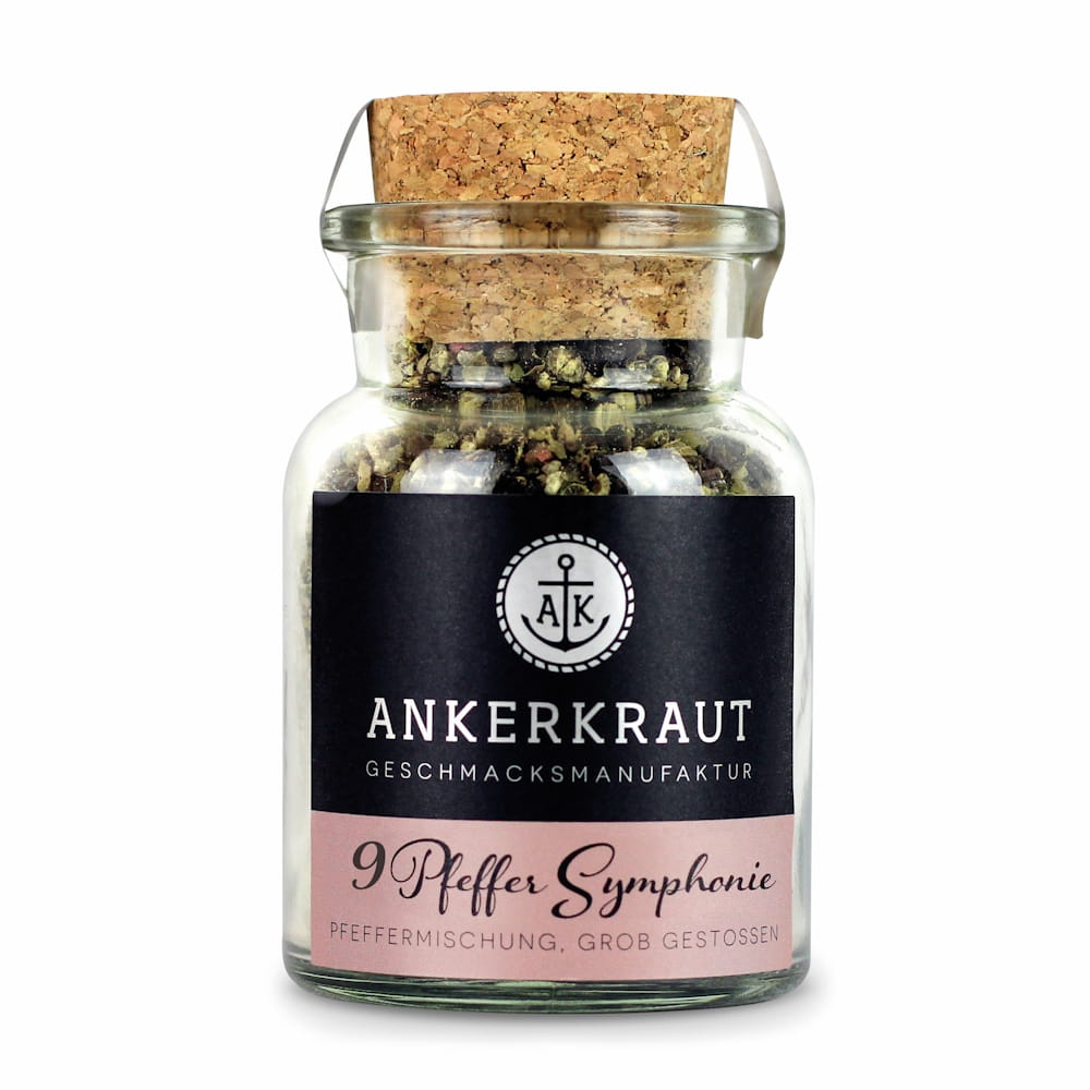 9 Pfeffer Symphonie Korkenglas von Ankerkraut 9 Pfeffer Symphonie Korkenglas