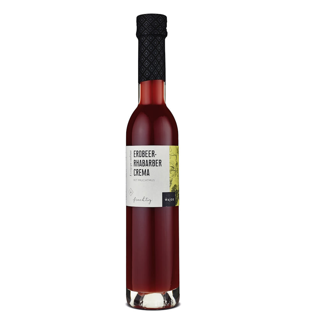 Erdbeer Rhabarber Crema 250ml Wajos