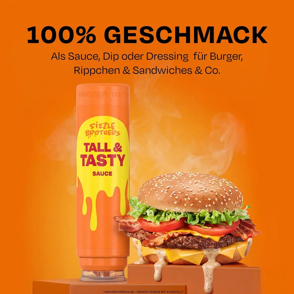 Tall & Tasty Sauce 0,5l Sizzle Brothers