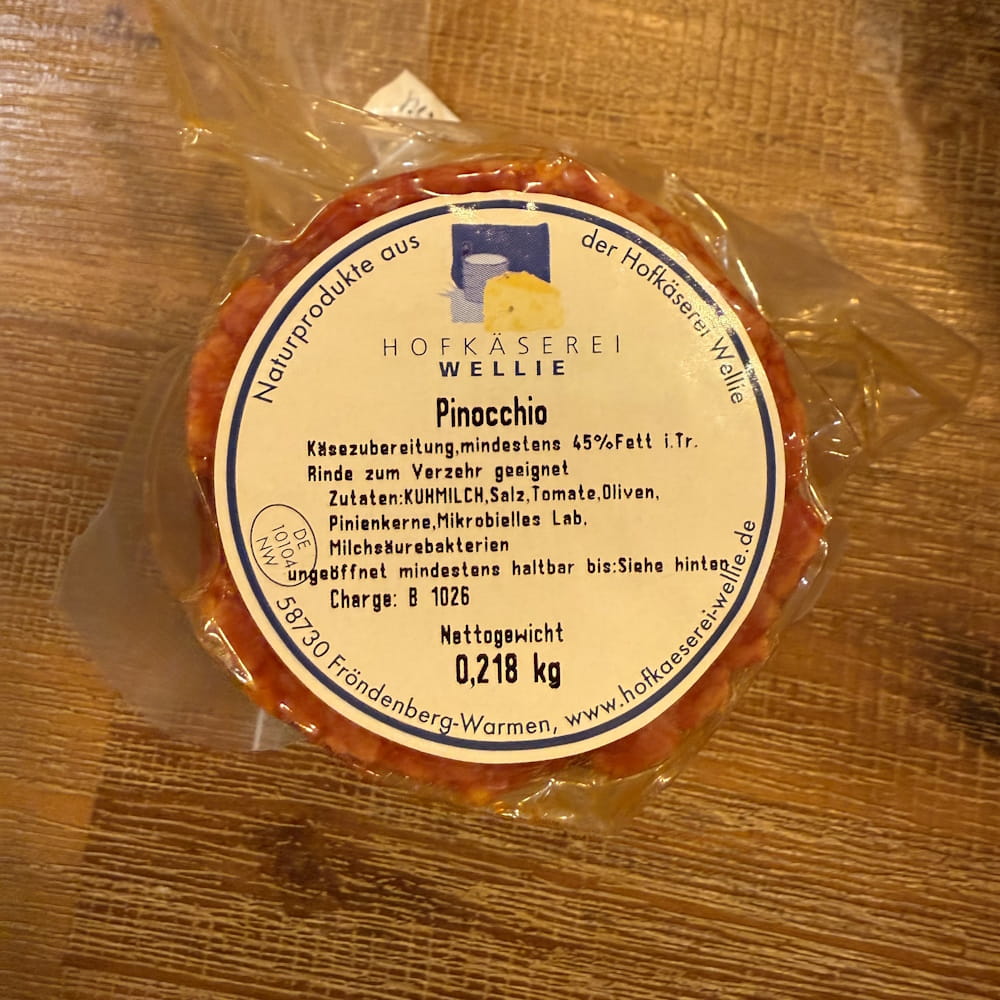 Pinocchio - mini Käse mit essbarer Naturrinde ca. 190g