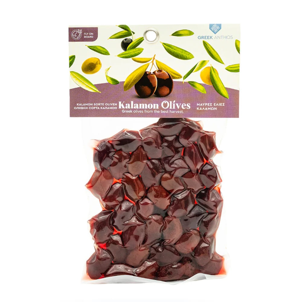 Schwarze Kalamon Oliven 200g