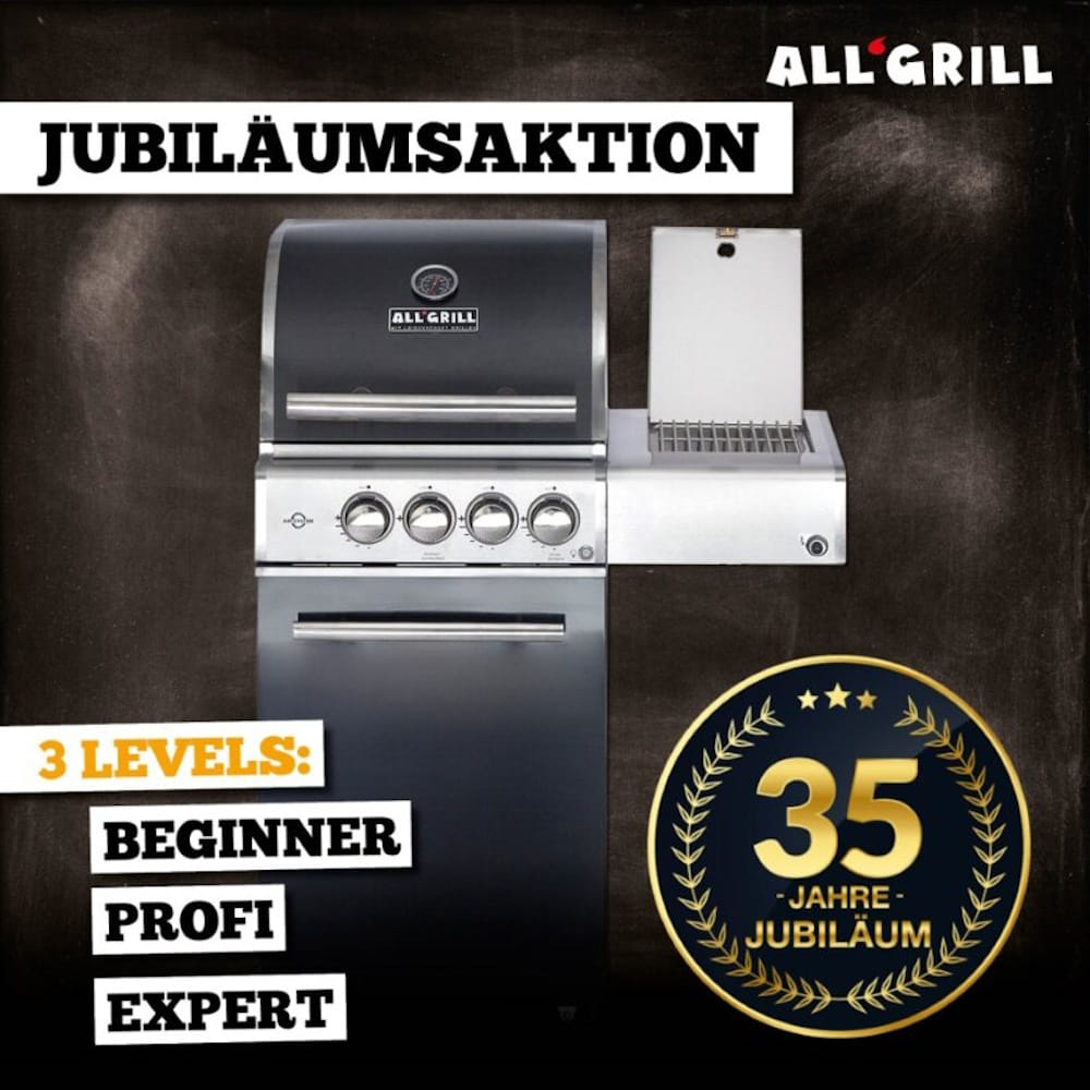 ALLGRILL Chef S Black BEGINNER Aktion 35 Jahre