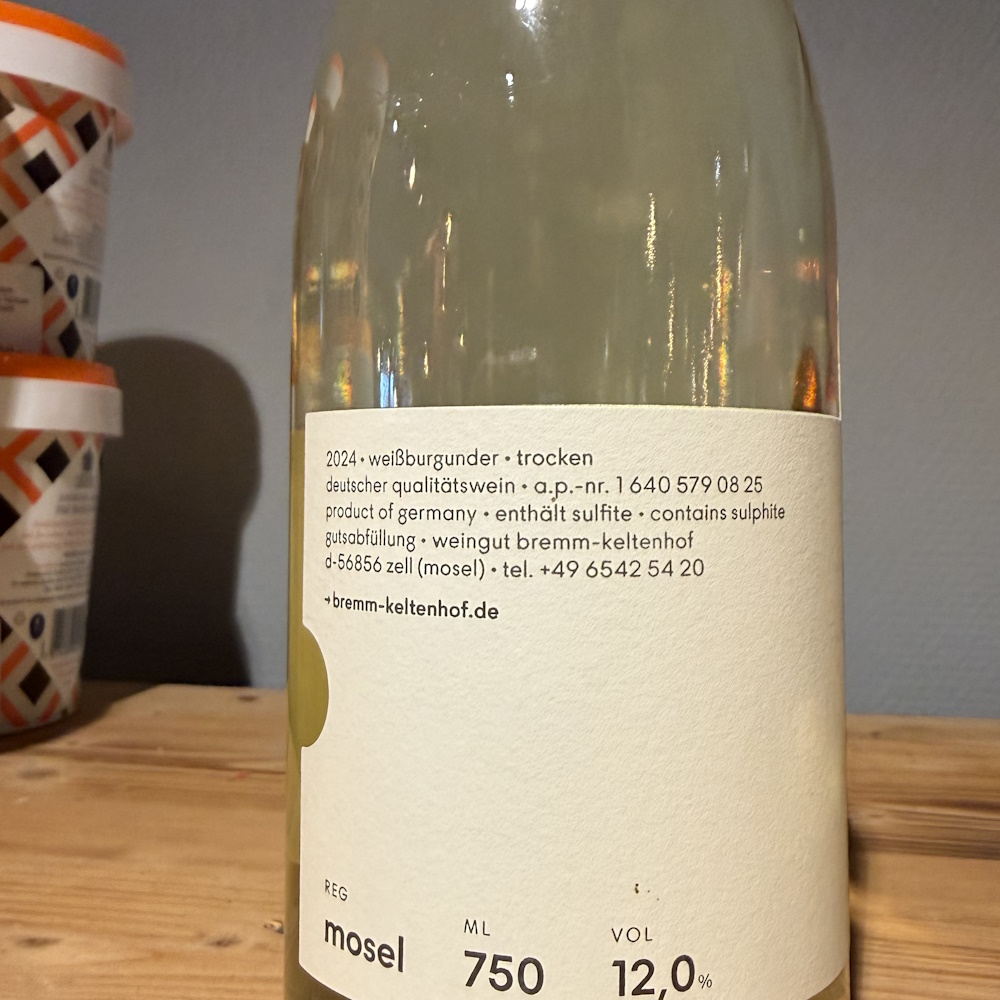 Weißburgunder trocken Weißburgunder trocken 0,75l